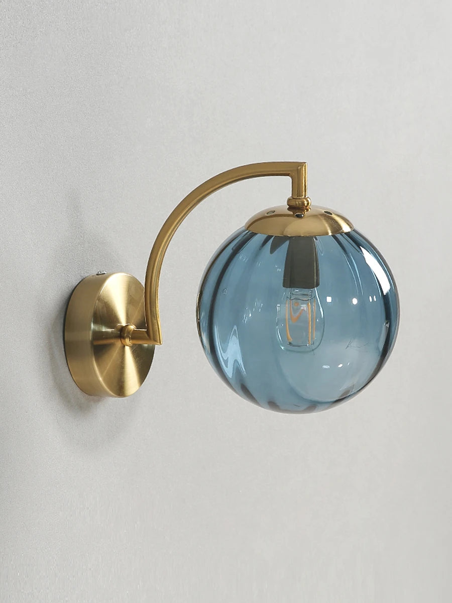 LED Wall Sconce – Minimalist Glass Lamp for Home