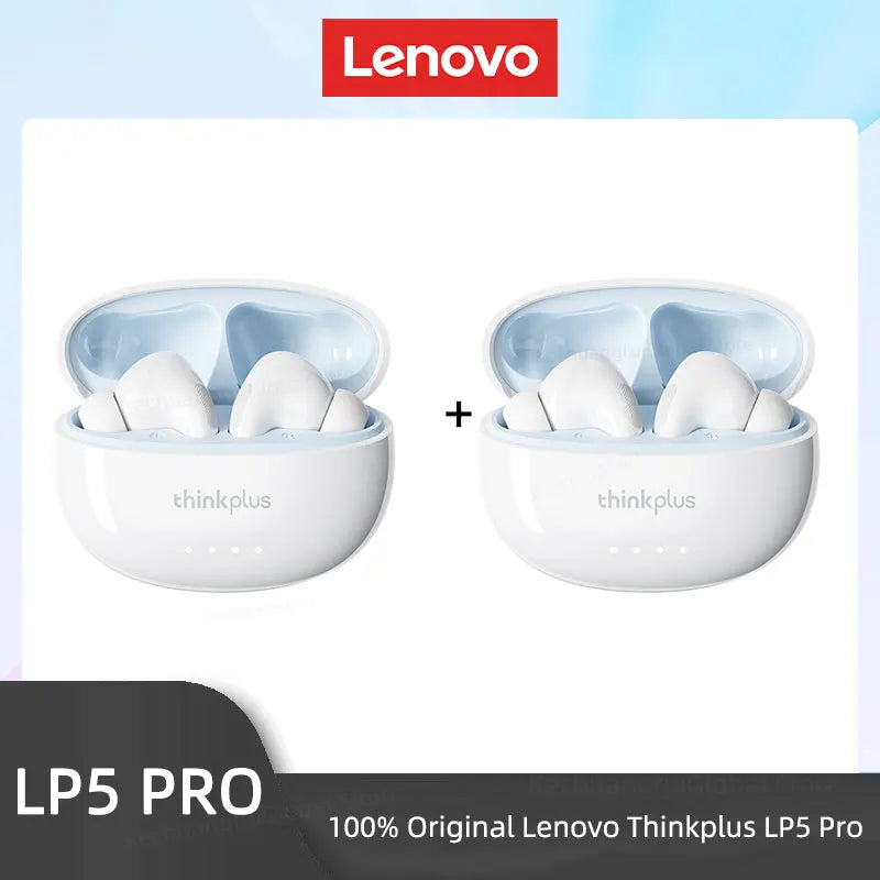 Lenovo LP5 Pro Wireless Earbuds – Bluetooth 5.4, HiFi Stereo Sound & Gaming Mode