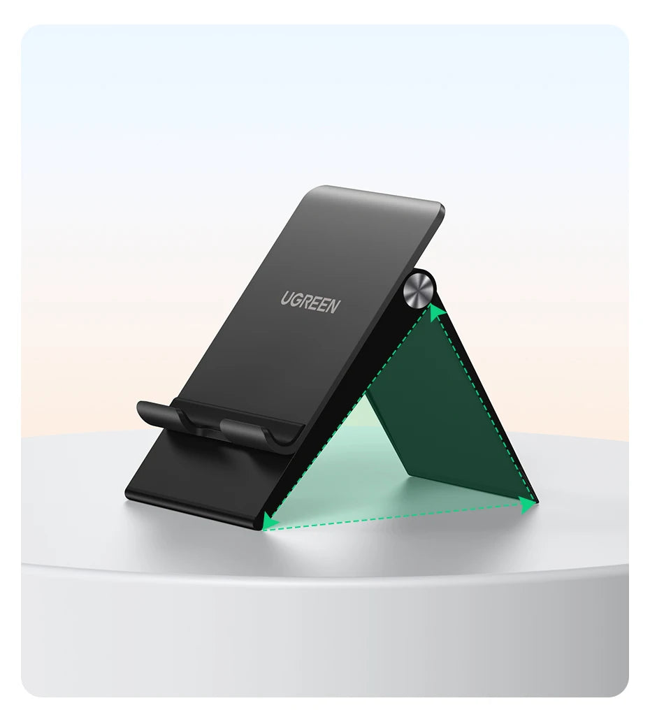 UGREEN Foldable Phone Stand – Desk Holder for iPhone & Mobile Devices