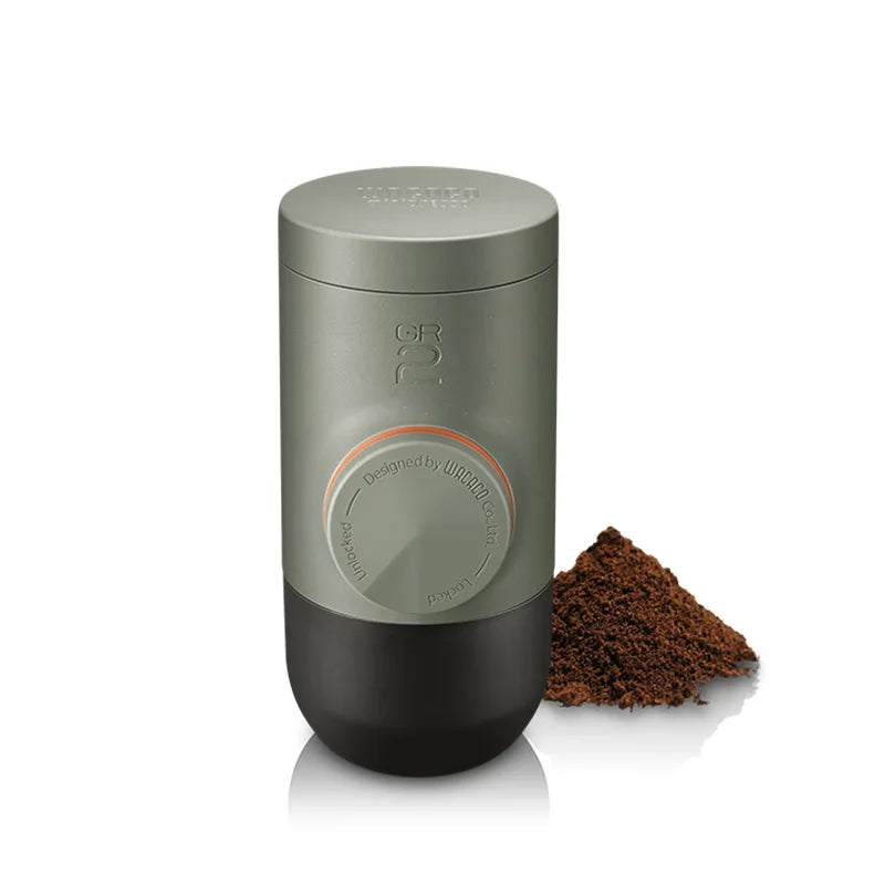 WACACO Minipresso GR2 – Portable Espresso Maker for Outdoor Use, Ground Coffee