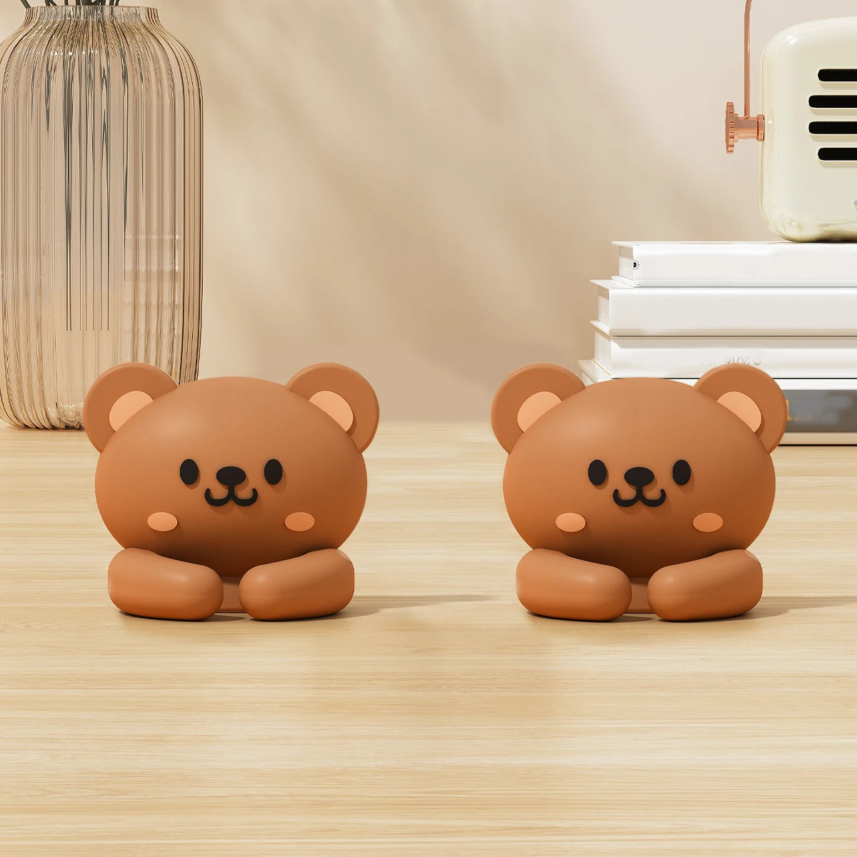 Desktop Cable Manager – Cartoon Wire Holder for Cables & Earphones