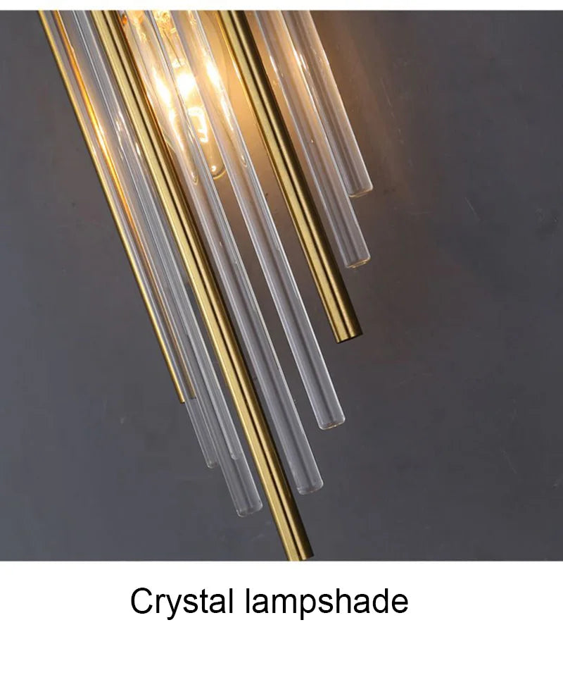 Luxury LED Gold Wall Sconce – Indoor Designer Lighting