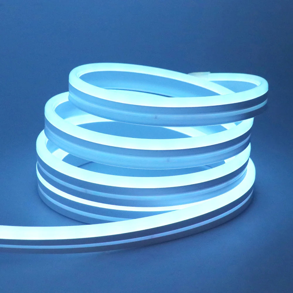 3535 RGB Neon LED Strip Lights 24V 5m 10m 20m 30m Neon Rope Light with Music Sync IP67 Waterproof Light Strip for Home Decor