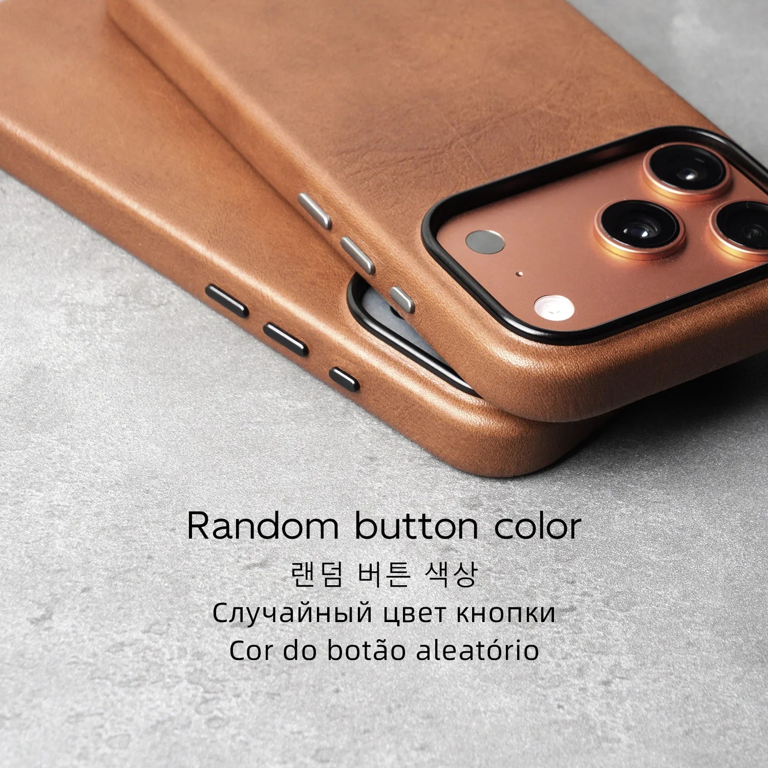 YMW Magnetic Genuine Leather MagSafe Case for iPhone 14–17 Series