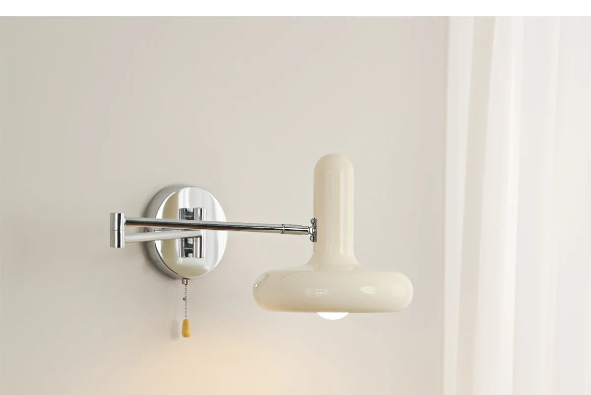 Retractable LED Wall Lamp – Sliding Bedside Lamp