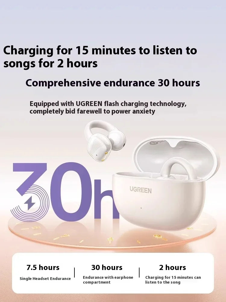 UGREEN HiTune S3 TWS Bluetooth Earphones – Hifi Sound, Noise Reduction, Open-Ear