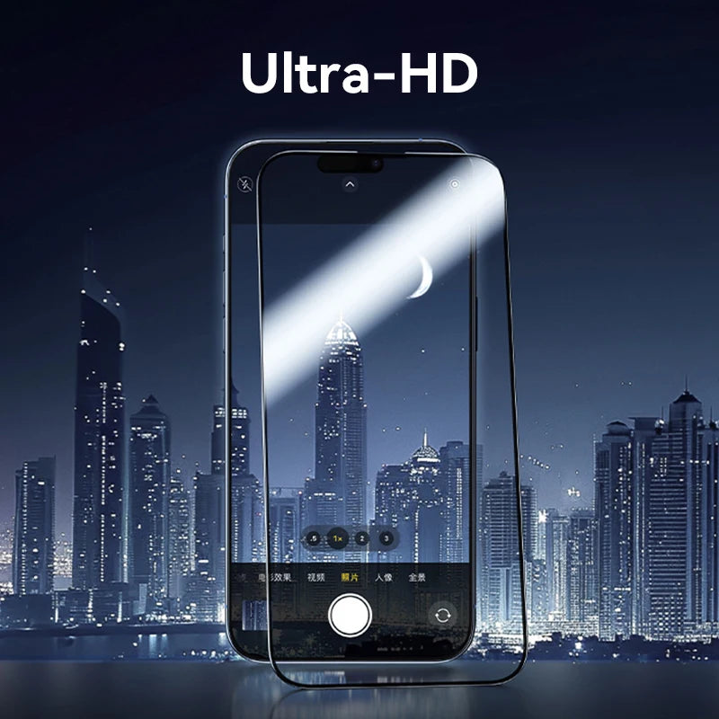 JOYROOM Full Screen Tempered Glass Protector – Fits iPhone 14-16 Series