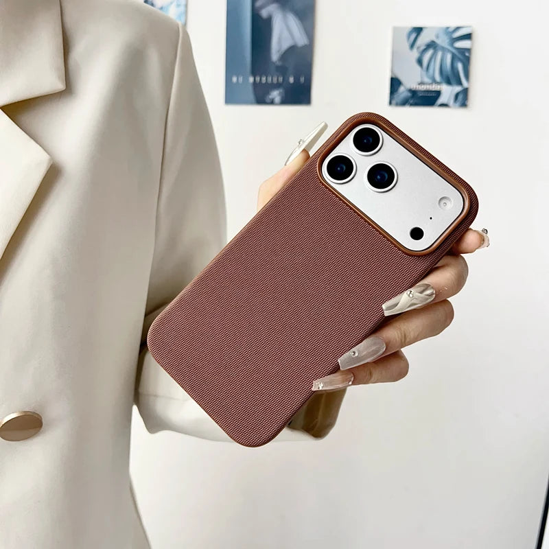 Frosted Magnetic Shockproof iPhone Case – Matte Cover