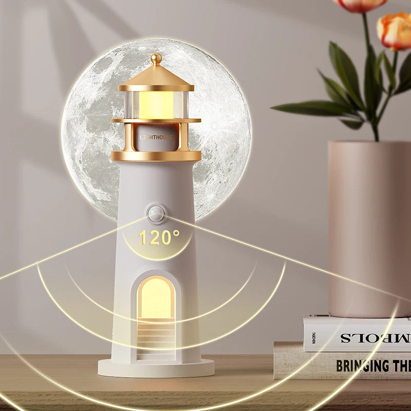 Moon Projection Night Lamp – Remote, Bluetooth & Motion Sensor