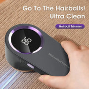 Portable Electric Lint Remover – Rechargeable Fabric Shaver with LED Display