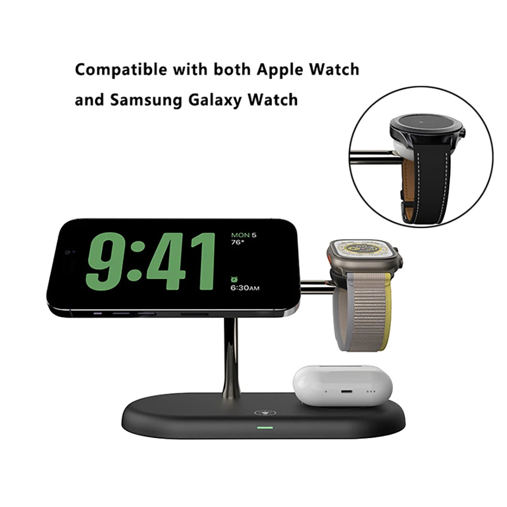 3-in-1 Wireless Charger – Fast Charging for Apple Devices