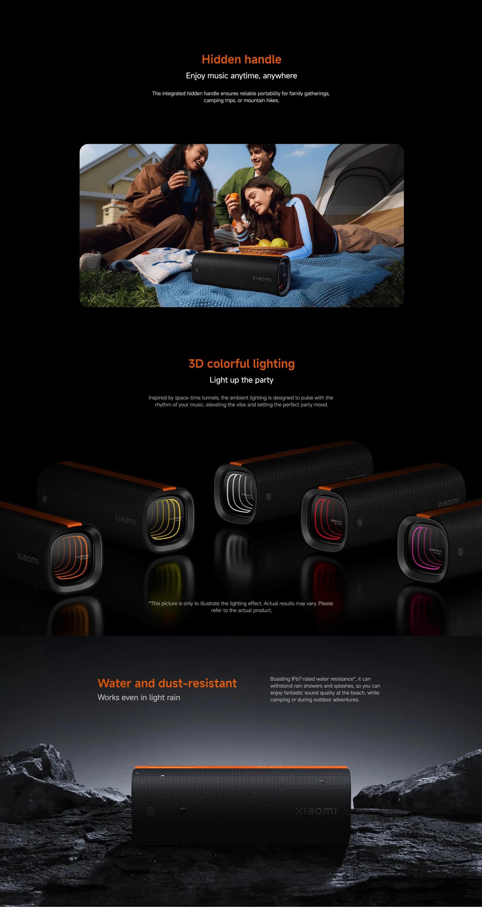 Powerful Xiaomi Party Speaker – 50W, TWS Mode, 26H Battery, Fast & Reverse Charge