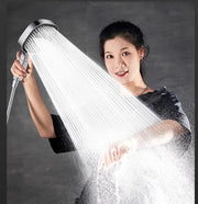 High Pressure Shower Head 13CM – 3 Modes, Massage Water Flow with Filter