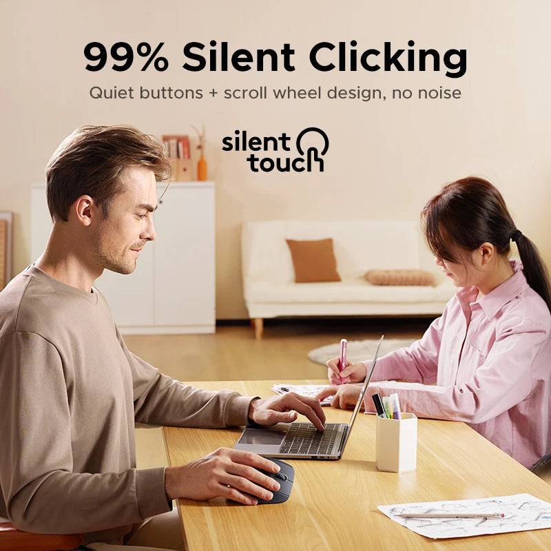 UGREEN Vertical Wireless Mouse – 2.4G, Ergonomic, 4000 DPI, 6 Buttons