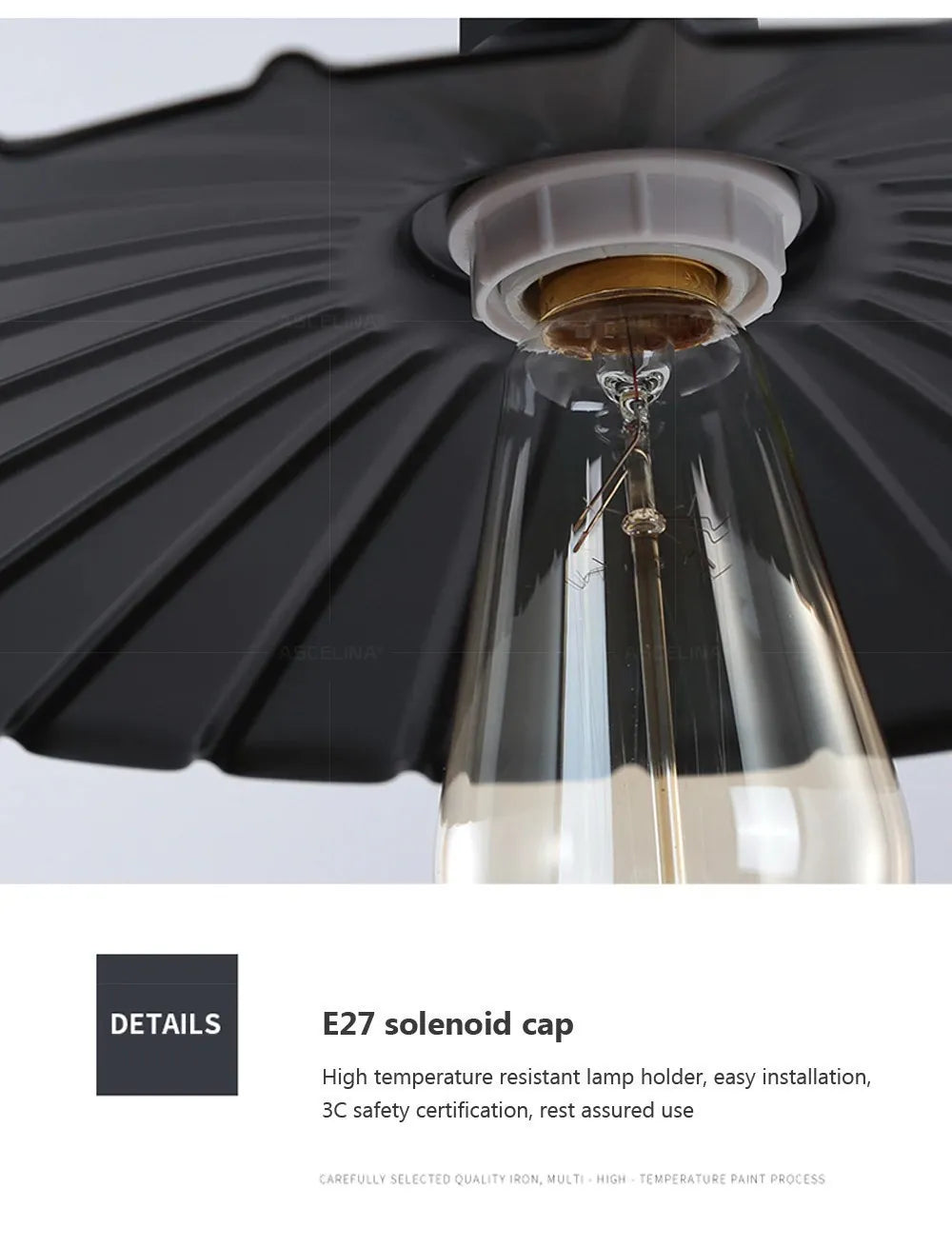 Retro LED Outdoor Wall Lamp – Waterproof, E27 Bulb Compatible