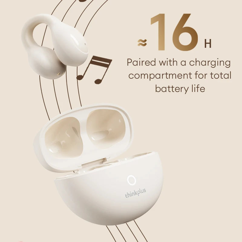 Lenovo LP25 OWS Bluetooth 5.4 Wireless Earphone Long Battery Life Headset Noise Canceling Gaming Headphones HIFI Stereo With Mic