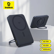 Magnetic Power Bank with Kickstand – Baseus 5000mAh