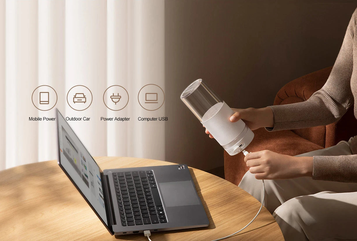 Xiaomi Mijia Portable Juicer Cup 2 – Electric Fruit Blender & Juice Extractor