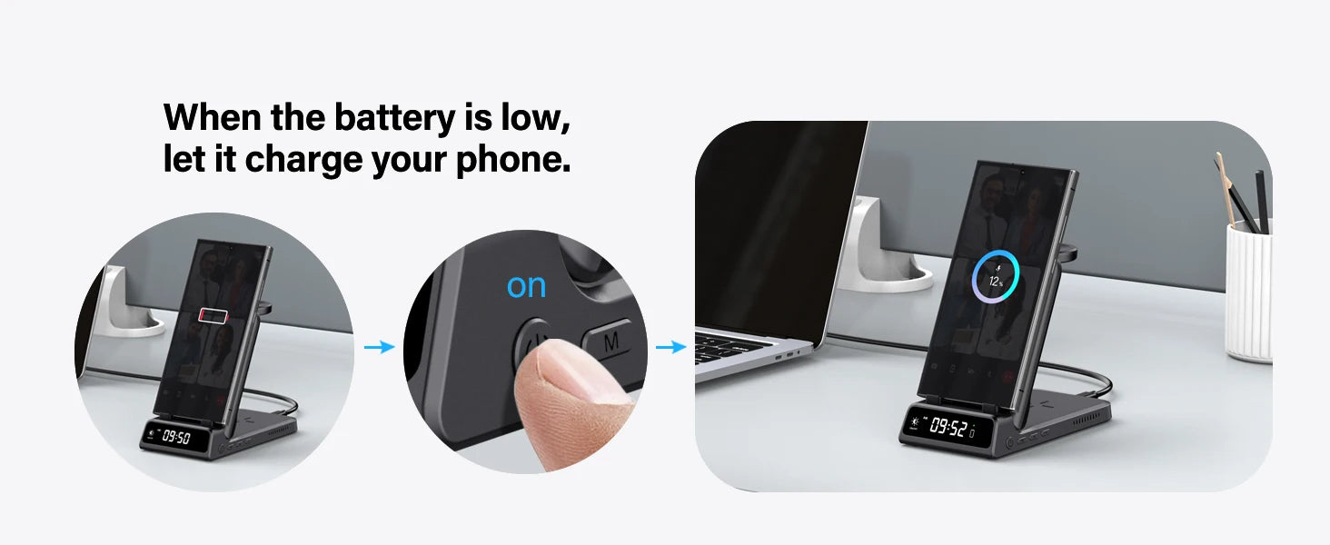 SwanScout 703S Wireless Charger – Samsung Phones & Watch