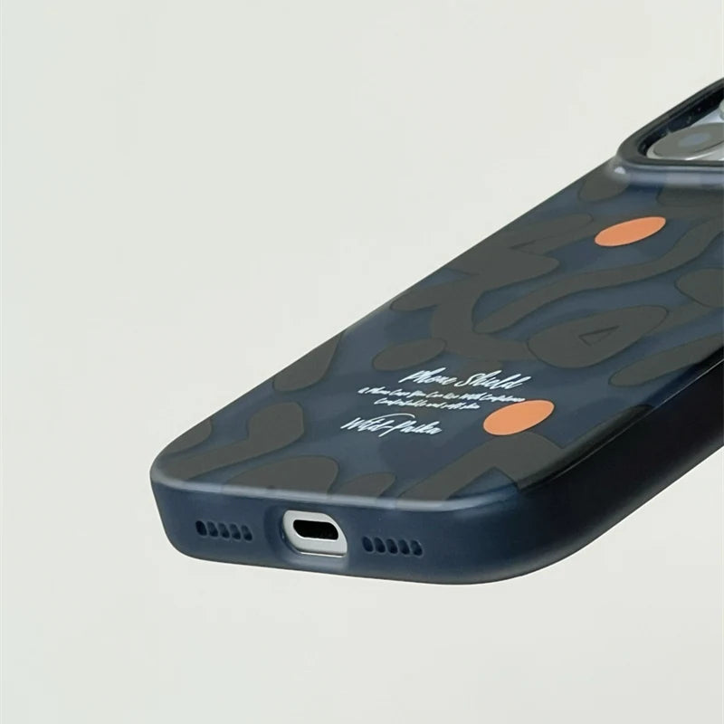 Geometric Graffiti MagSafe iPhone Case – Shockproof