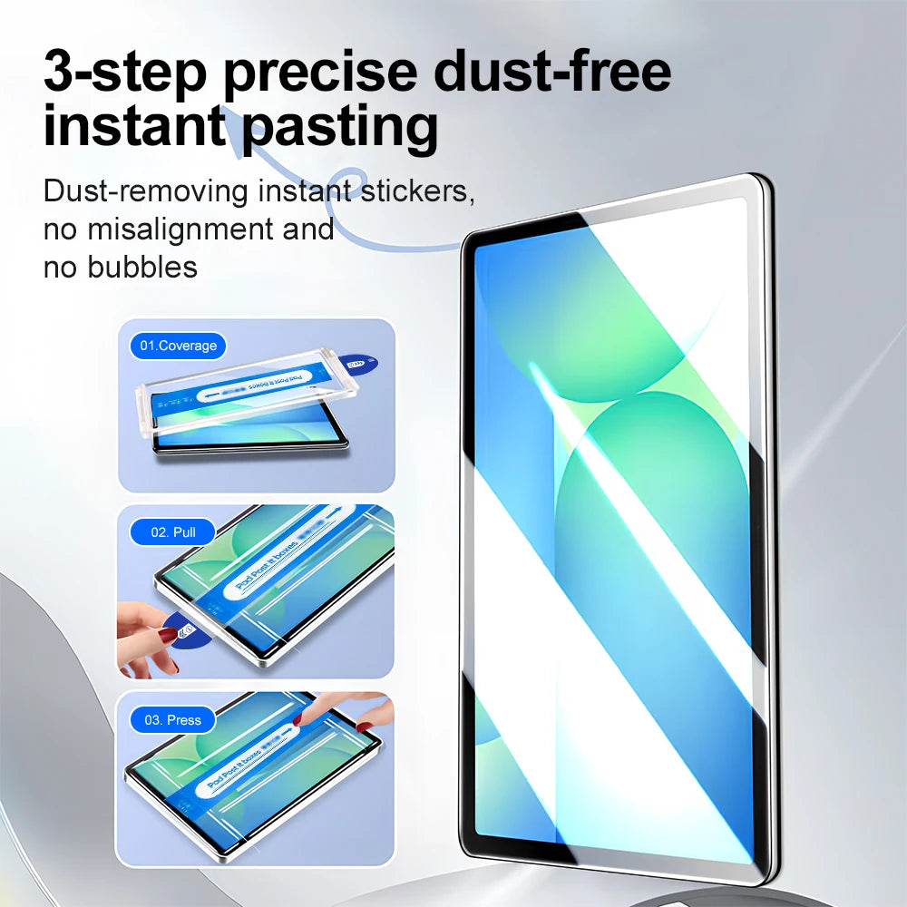 Tablet Screen Protector – Auto Alignment Tempered Glass for Samsung Tabs