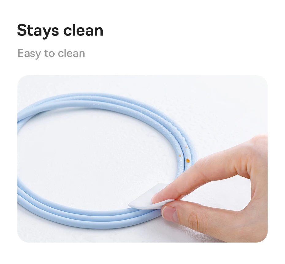 Baseus 100W PD USB-C Cable – Fast Charging for MacBook & iPhone