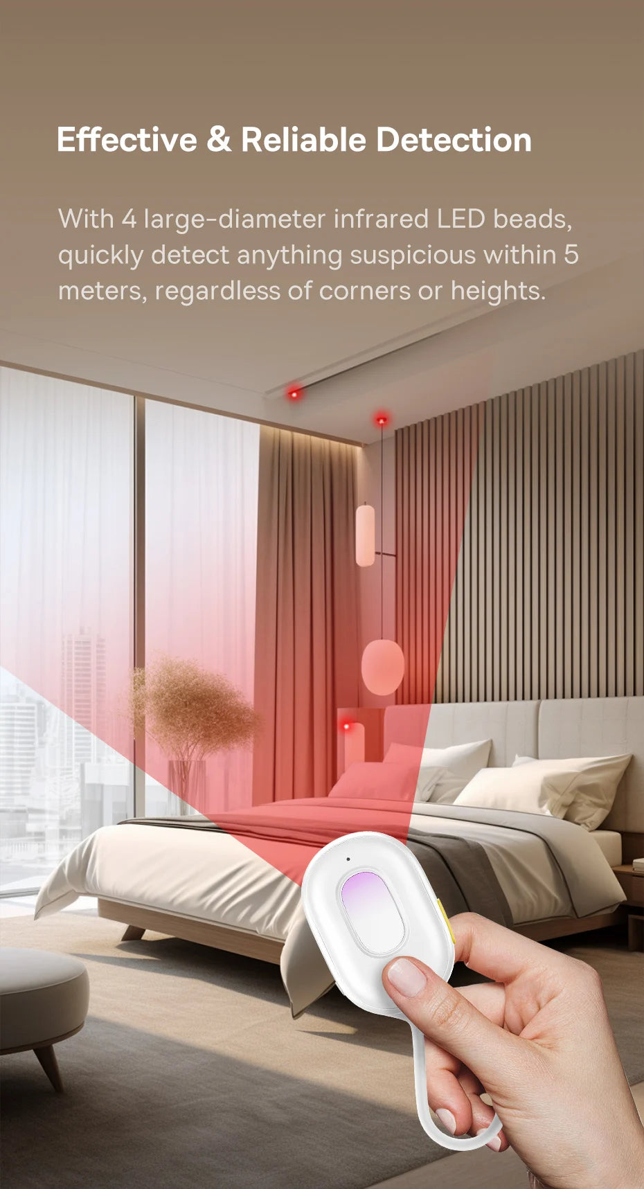 Baseus Anti-Spy Hidden Camera Detector