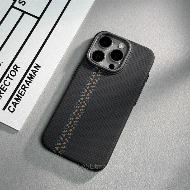 Carbon Fiber MagSafe iPhone Case – Hard Protective Cover