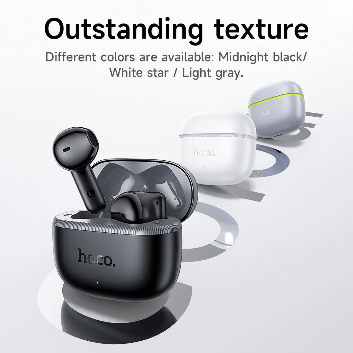 HOCO EQ28 TWS Wireless Earphones – Bluetooth HiFi Bass Earbuds with Microphone