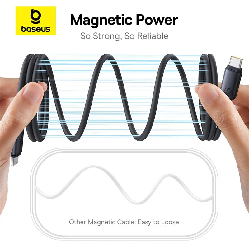 Baseus Picogo 240W Magnetic USB-C Fast Charging Cable