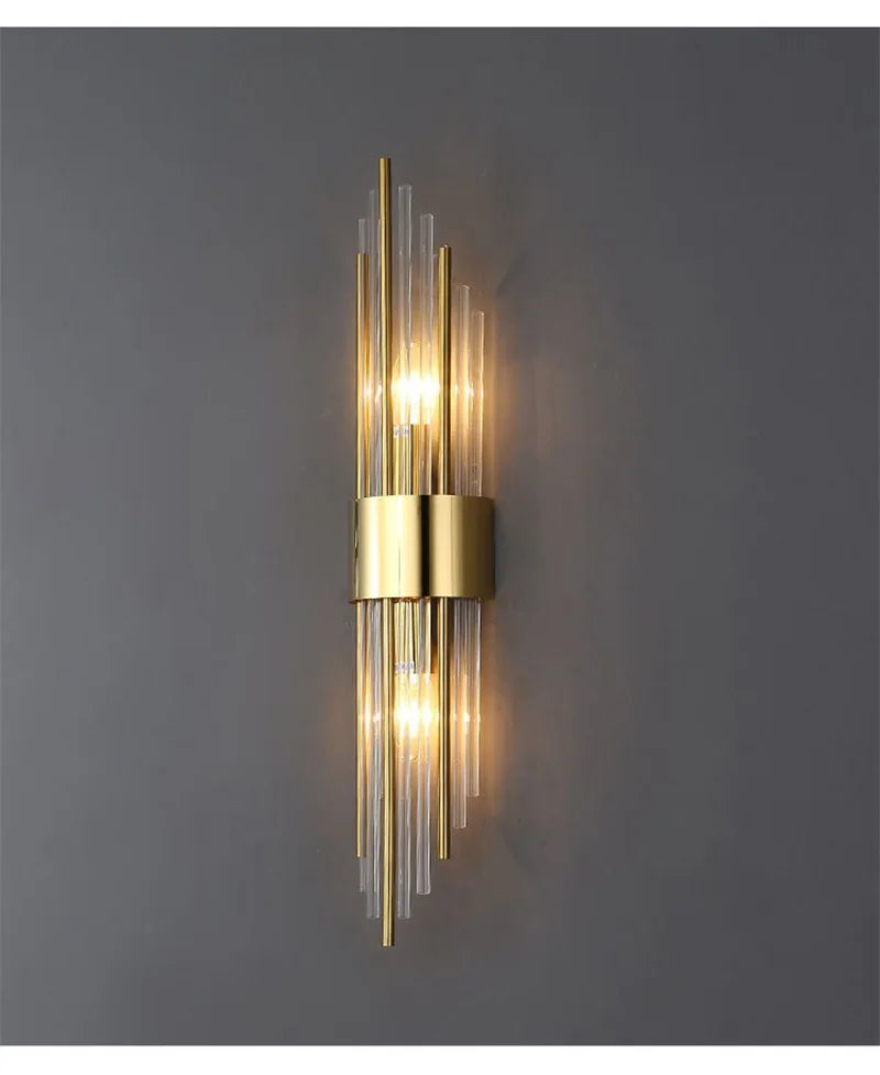 Luxury LED Gold Wall Sconce – Indoor Designer Lighting