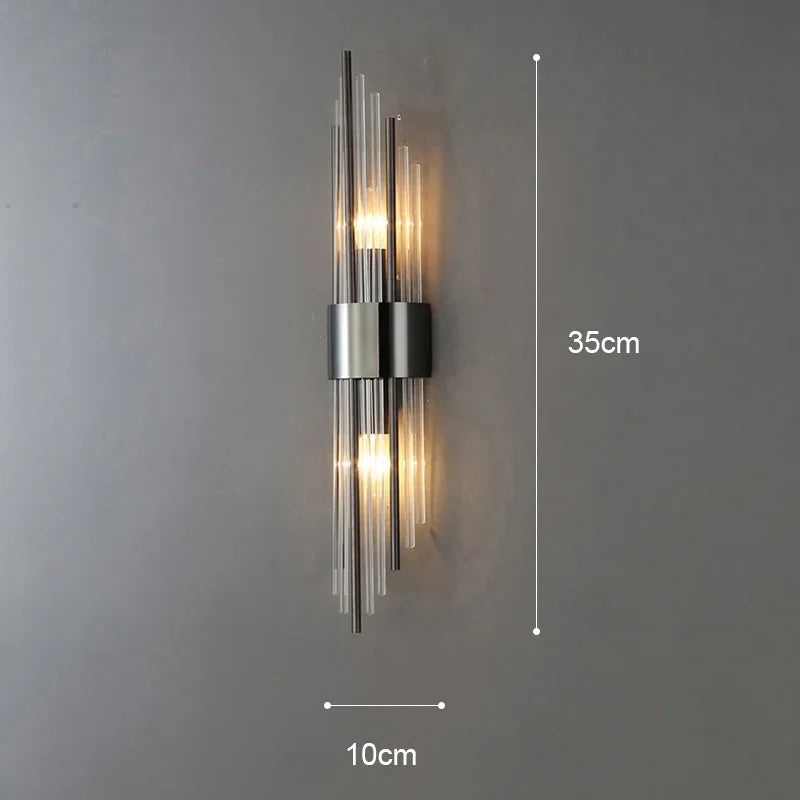 Luxury LED Gold Wall Sconce – Indoor Designer Lighting