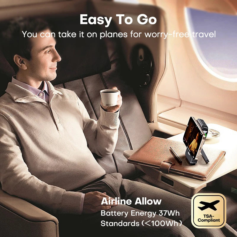 QOOVI Qi2 20W Wireless Power Bank 10000mAh