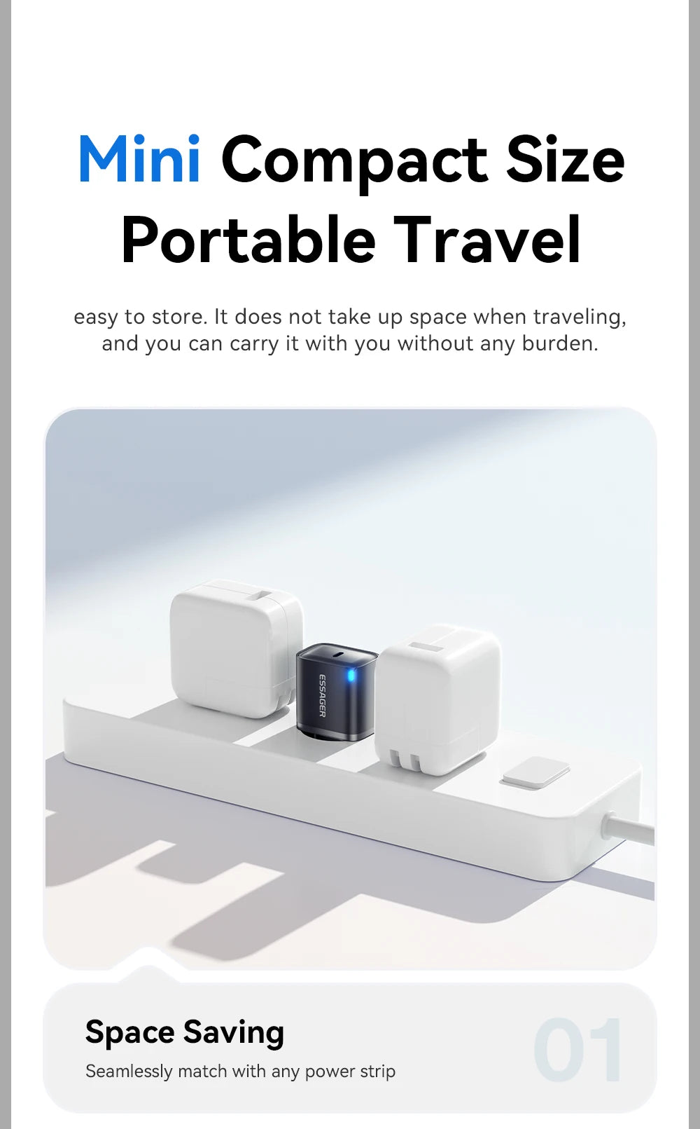 Essager 30W Type-C Charger PD 3.0 USB C Charger For iPhone 16 15 14 Pro Samsung Huawei  Xiaomi Tablet iPad Air Pro Phone Charger