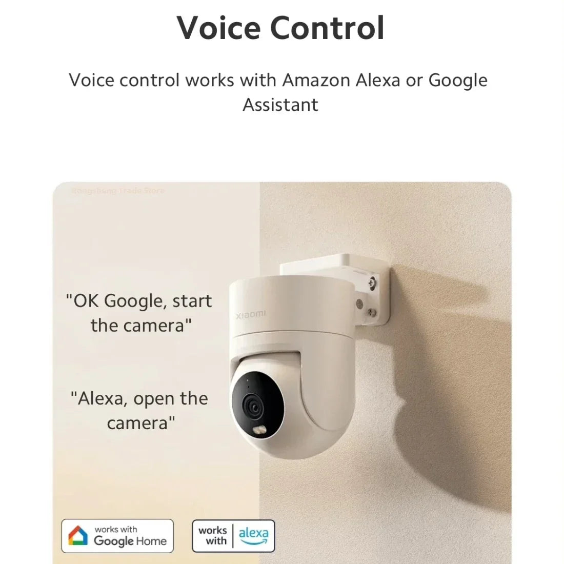Xiaomi 2.5K HD Security Camera – Outdoor, Full-Color Night Vision, Sound & Light Alarm