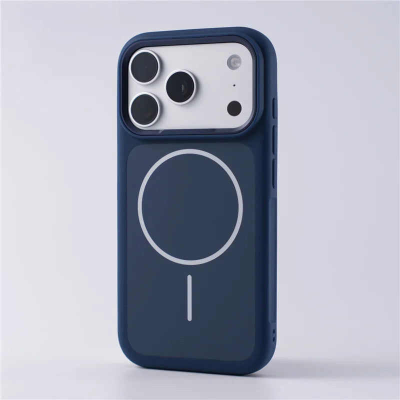 Premium Double-Color Matte MagSafe Case for iPhone 17 Series – Magnetic Shockproof Cover