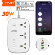 LDNIO WiFi Smart Power Strip – USB PD Ports & Remote Control