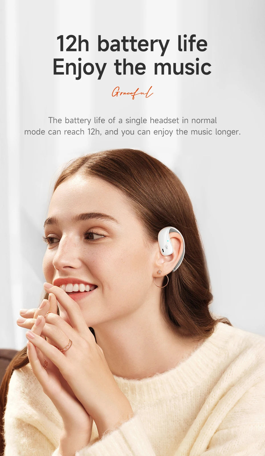 HOCO EQ4 Bluetooth Open-Ear Earbuds – Sport & Mic