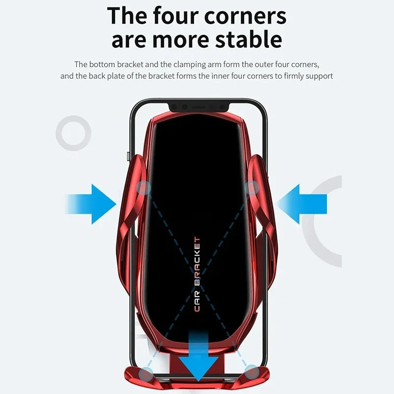 VIKEFON New Mirror Car Mobile Phone Holder Car Navigation Gravity Induction Support Clip-type Air Outlet Vehicle Bracket Mount
