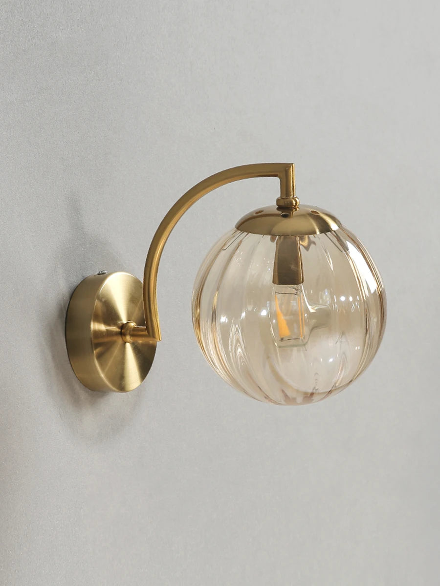 LED Wall Sconce – Minimalist Glass Lamp for Home
