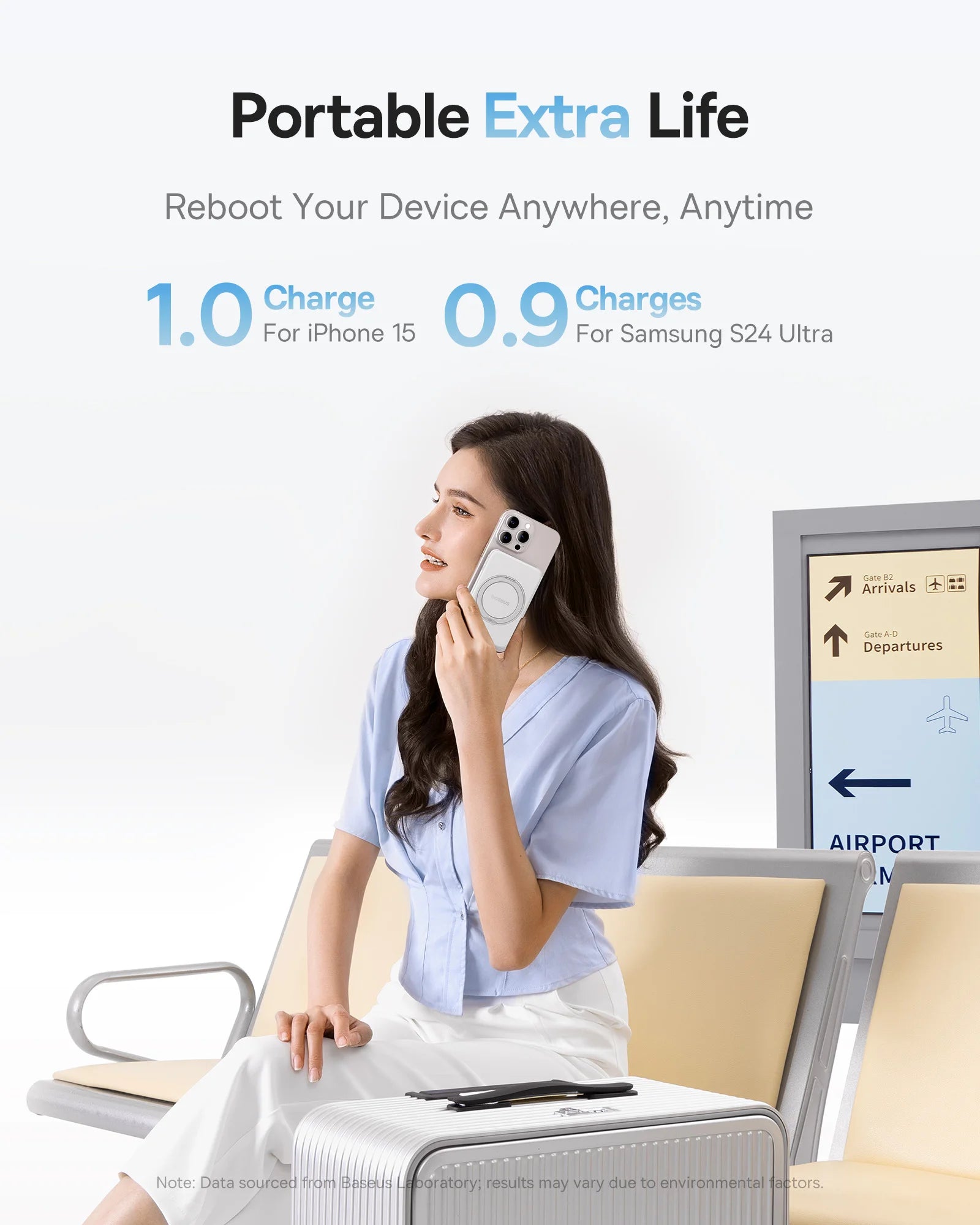 Magnetic Power Bank with Kickstand – Baseus 5000mAh