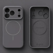 Magnetic Liquid Silicone MagSafe Case for iPhone 15–17 Series – Soft Skin Feel Cover