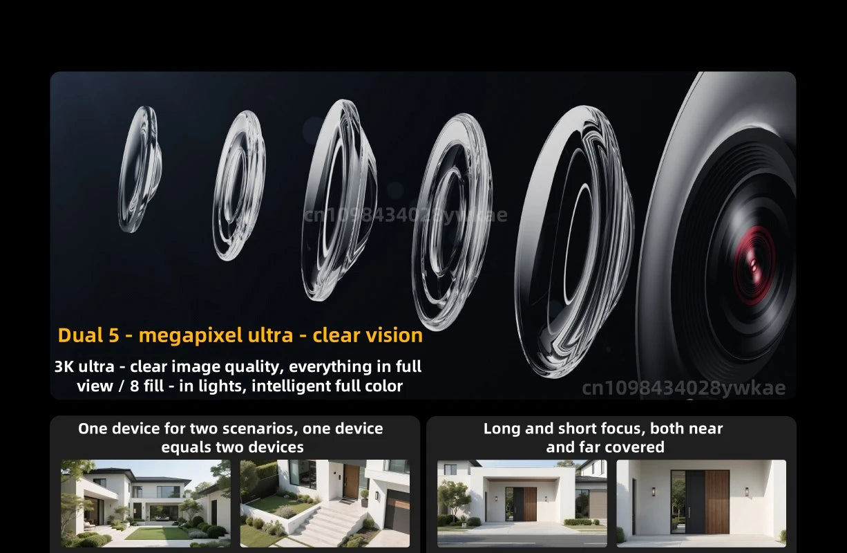 Xiaomi Outdoor Camera 4 – Dual Lens, 5MP 3K HD, Panoramic Tracking, IP66