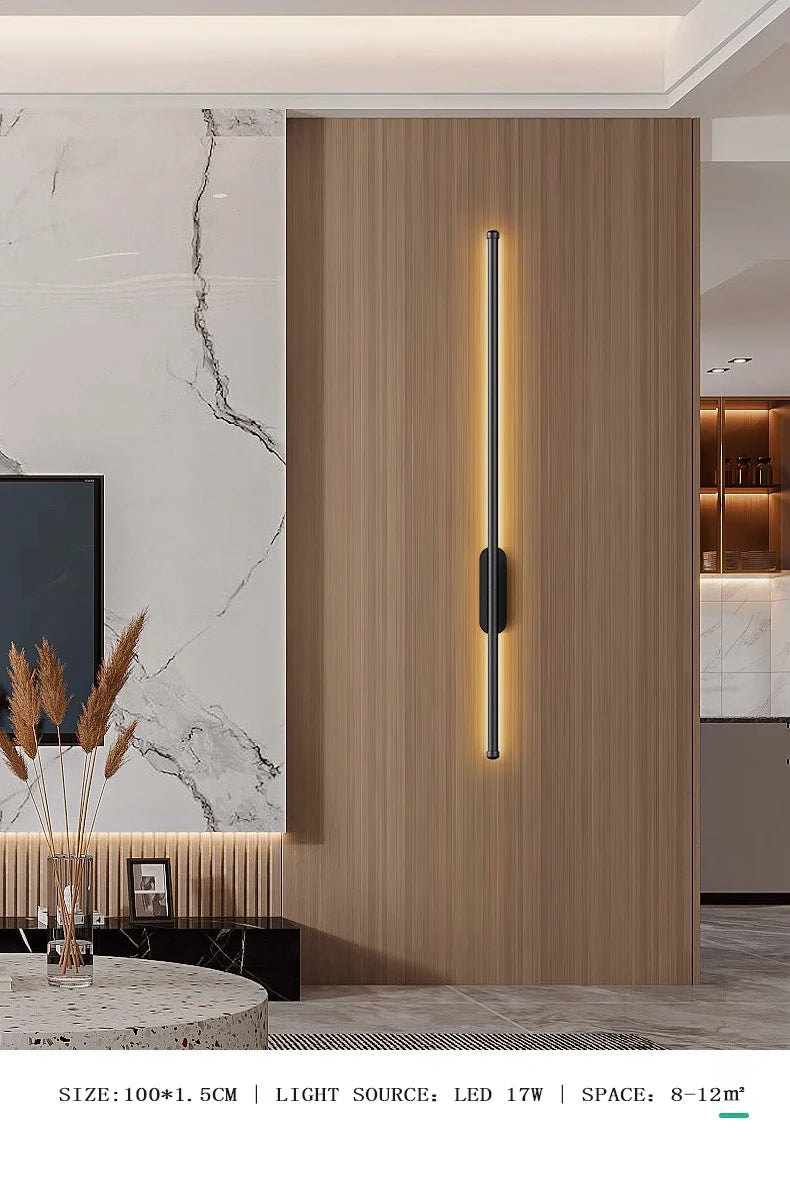 Wall Lamp for Bedroom & Kitchen – Black Gold LED