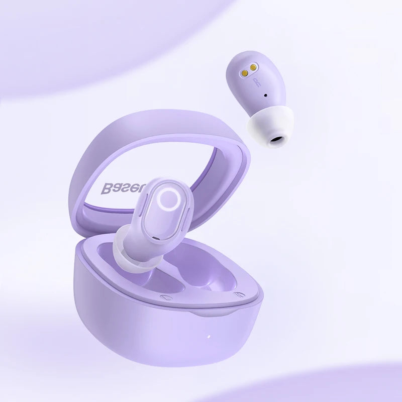 Baseus WM02 Wireless Earphones – TWS, Mini, 25H Battery