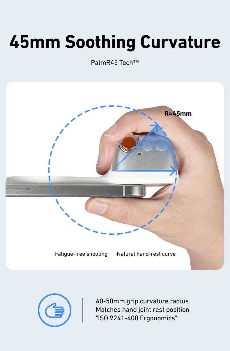 TELESIN Magnetic Camera Hand Grip – Phone Holder with Remote