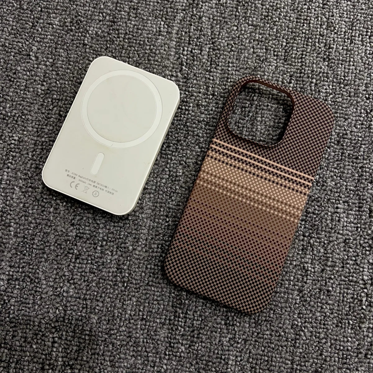 Frameless Carbon Fiber Starry Sky Magnetic Case – iPhone 15–17 Series
