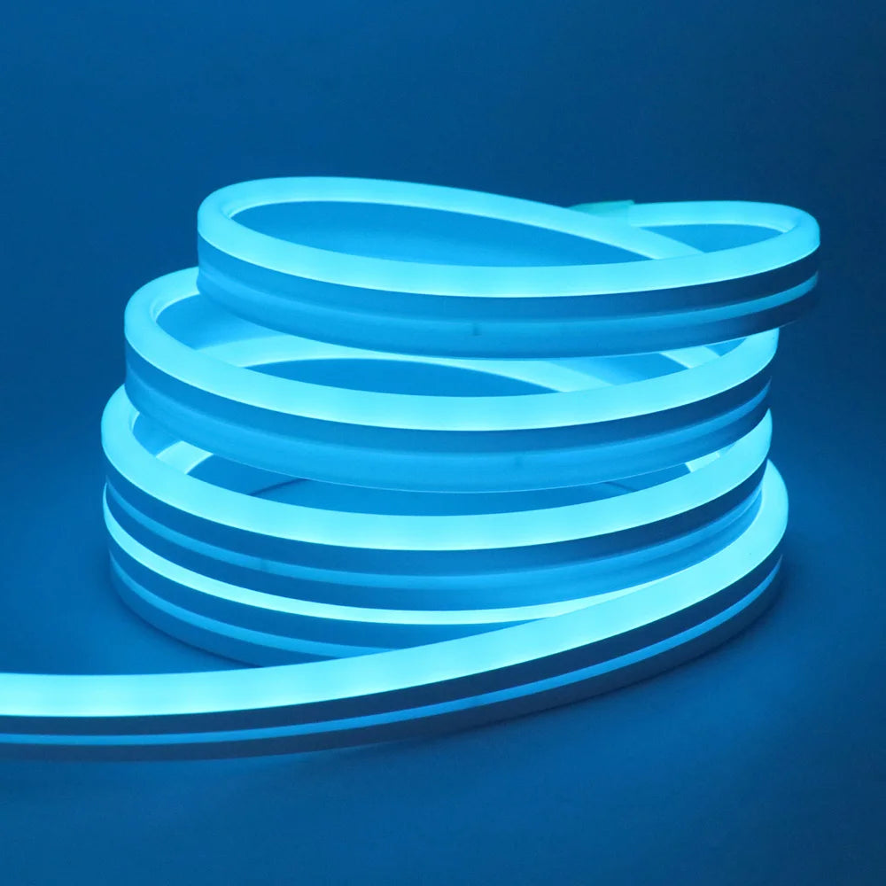 3535 RGB Neon LED Strip Lights 24V 5m 10m 20m 30m Neon Rope Light with Music Sync IP67 Waterproof Light Strip for Home Decor