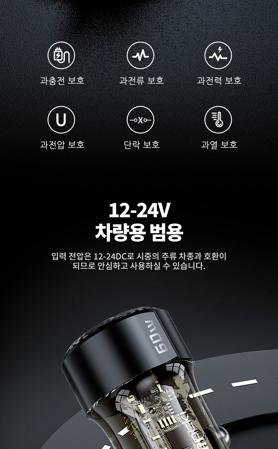 Toocki 60W Car Charger 30W Quick Charge Transparent Case PD 27W for iPhone 15 14 13 12 Xiaomi Poco Samsung Fast Charger Charging