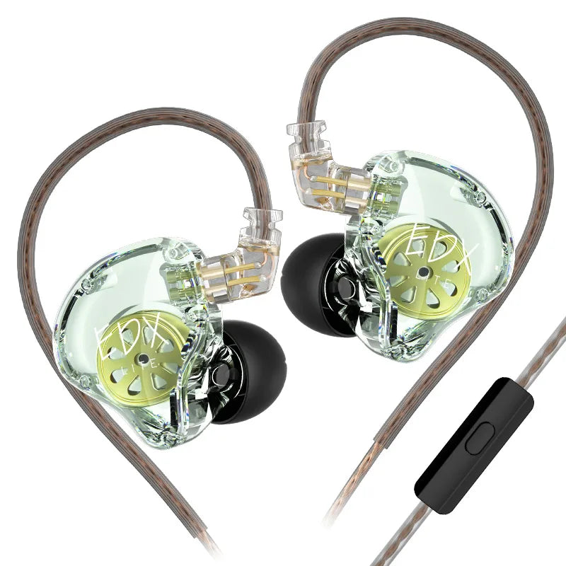 KZ EDX Lite HiFi Bass Wired In-Ear Earphones – Stereo IEM for Music, Gaming & Sports